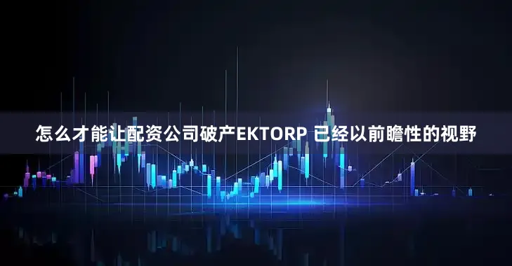 怎么才能让配资公司破产EKTORP 已经以前瞻性的视野